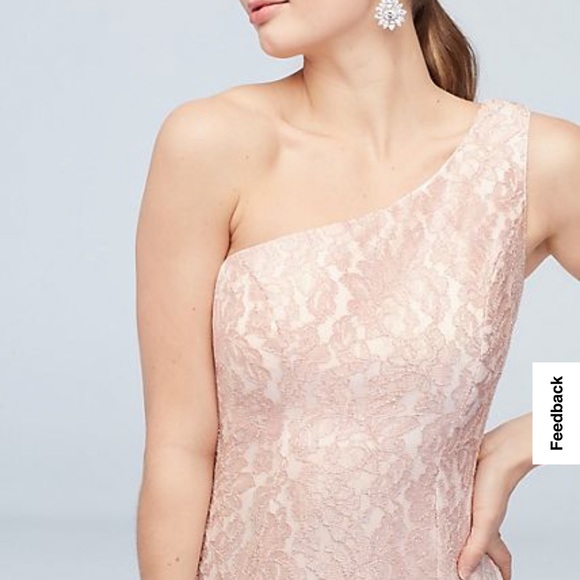 Sparkly Light Pink Lace Formal dress - Picture 4 of 10